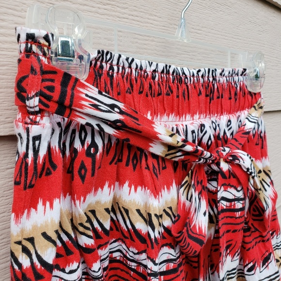 Forever 21 Tribal Print Mini Skater Skirt - Picture 3 of 8